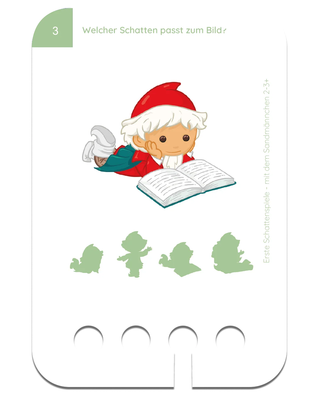 Kölner Lernspielverlag - Kartensatz Schattenspiele Sandmännchen 2-3