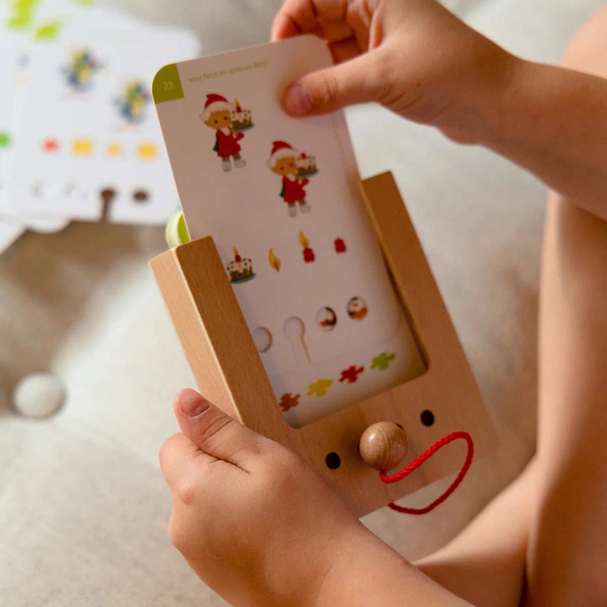 Kölner Lernspielverlag -  Lochkasten Starterset Sandmännchen 2-4 Jahre