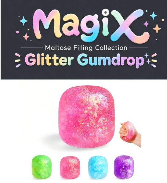 Triton-X - MagiX Maltose Glitter GumDrop 6cm