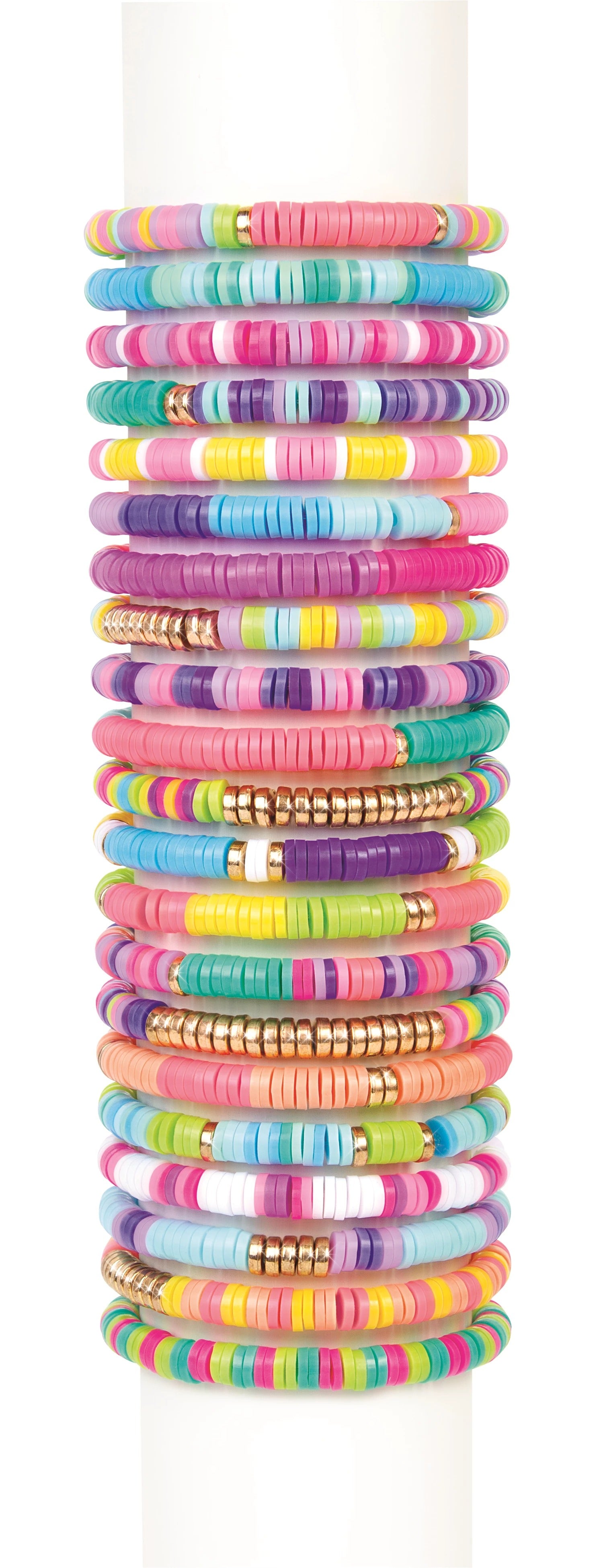 make it real - Perlen-Turm Heishi-Armbänder
