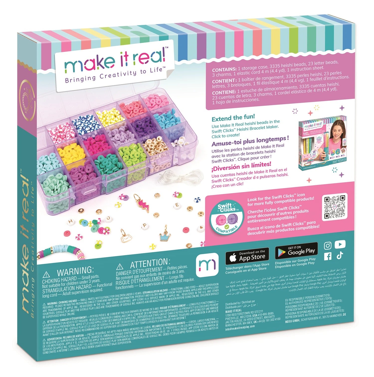 make it real - Heishi Perlen mit Aufbewahrungsbox
