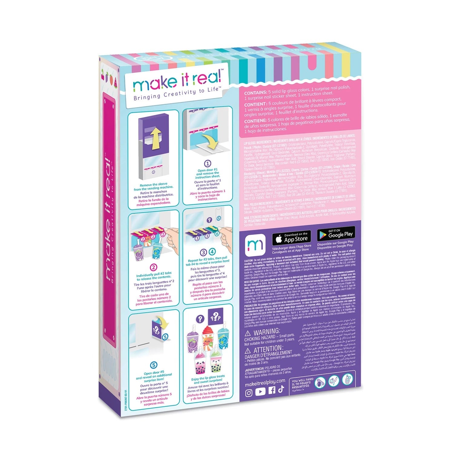 make it real - Lipgloss Set Fruity Beauty
