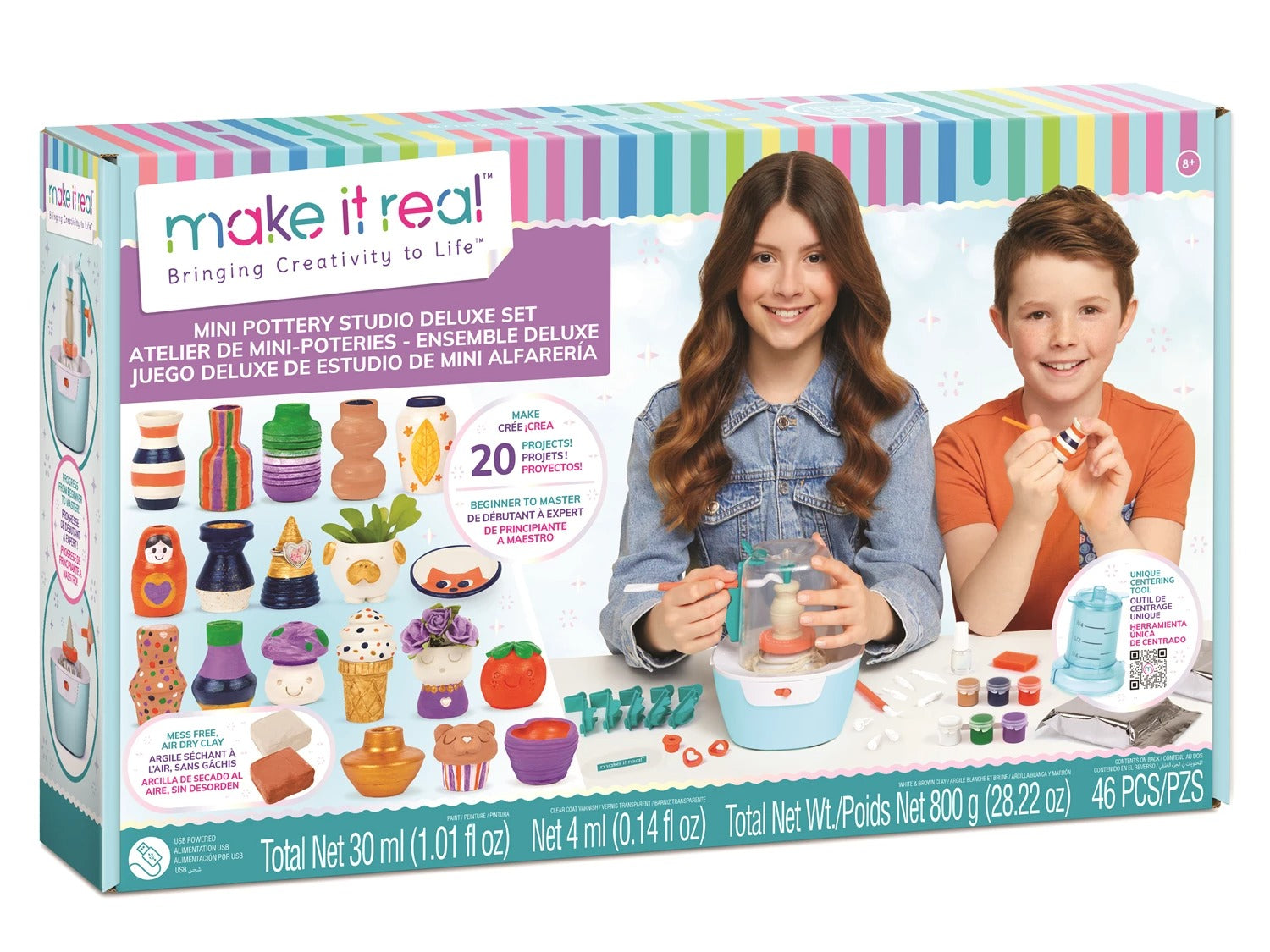 make it real - Mini Töpferstudio Deluxe Set