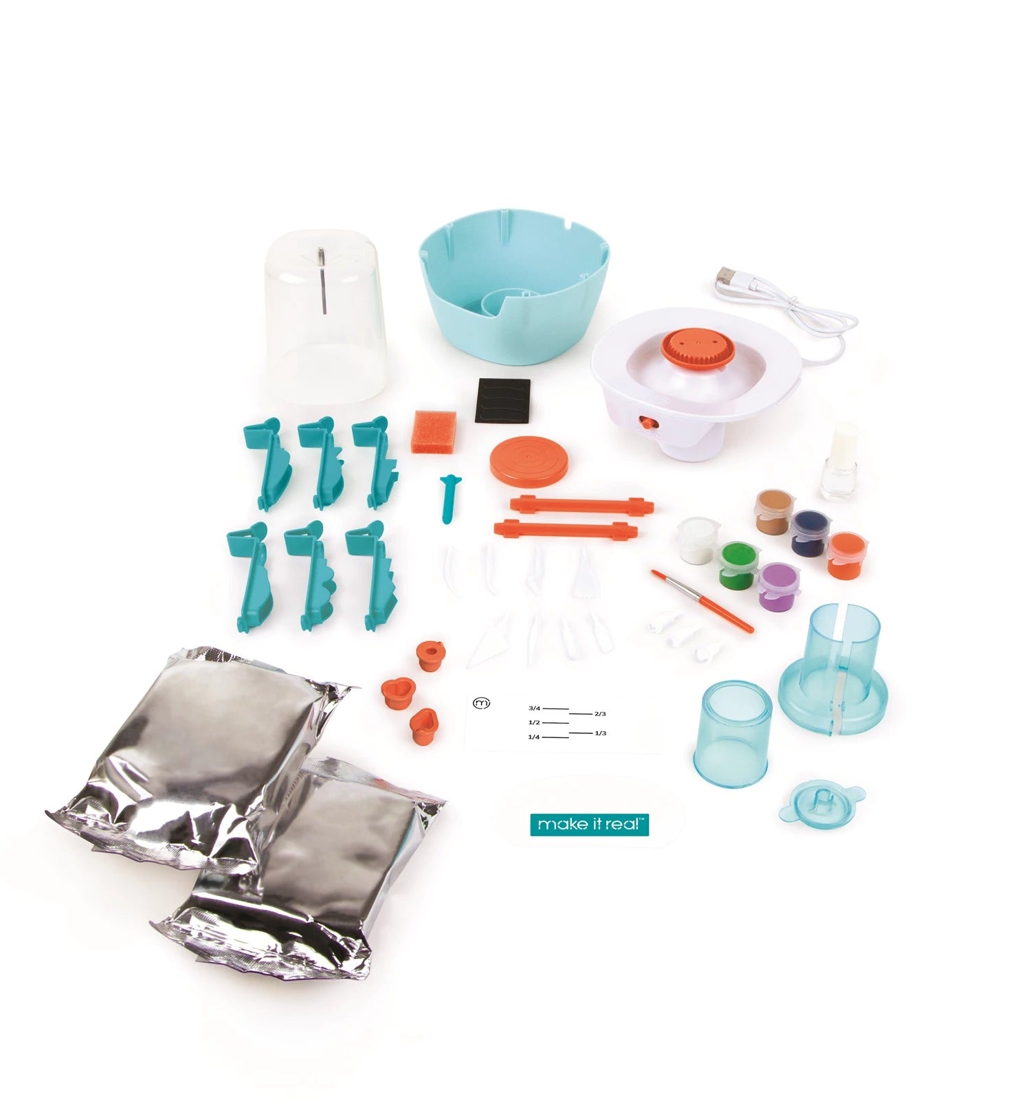 make it real - Mini Töpferstudio Deluxe Set