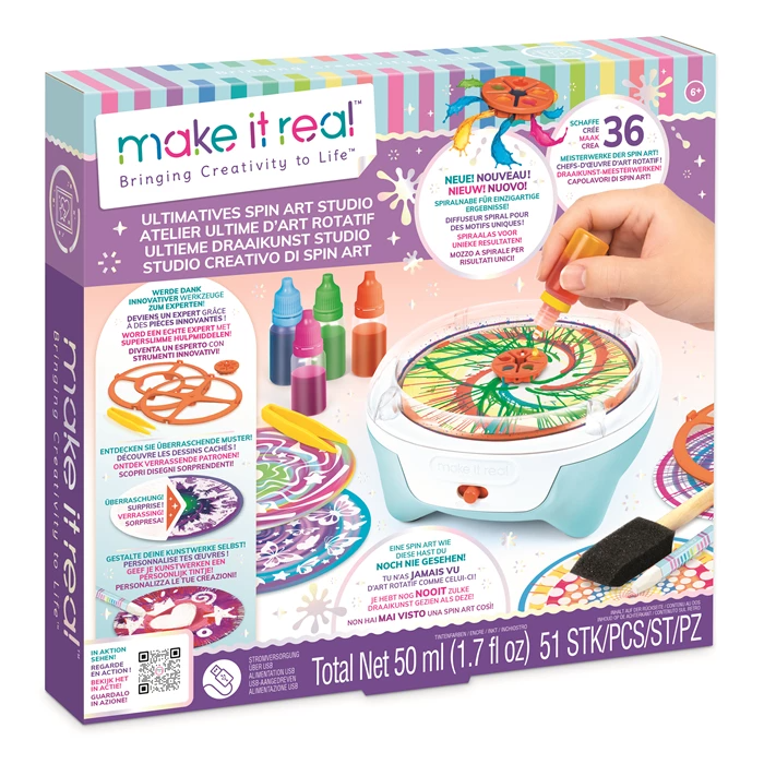 make it real - Spin Art Studio
