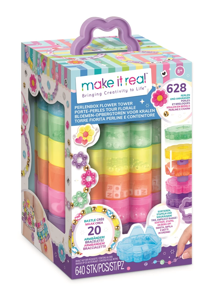 make it real - Perlenbox Flower Tower