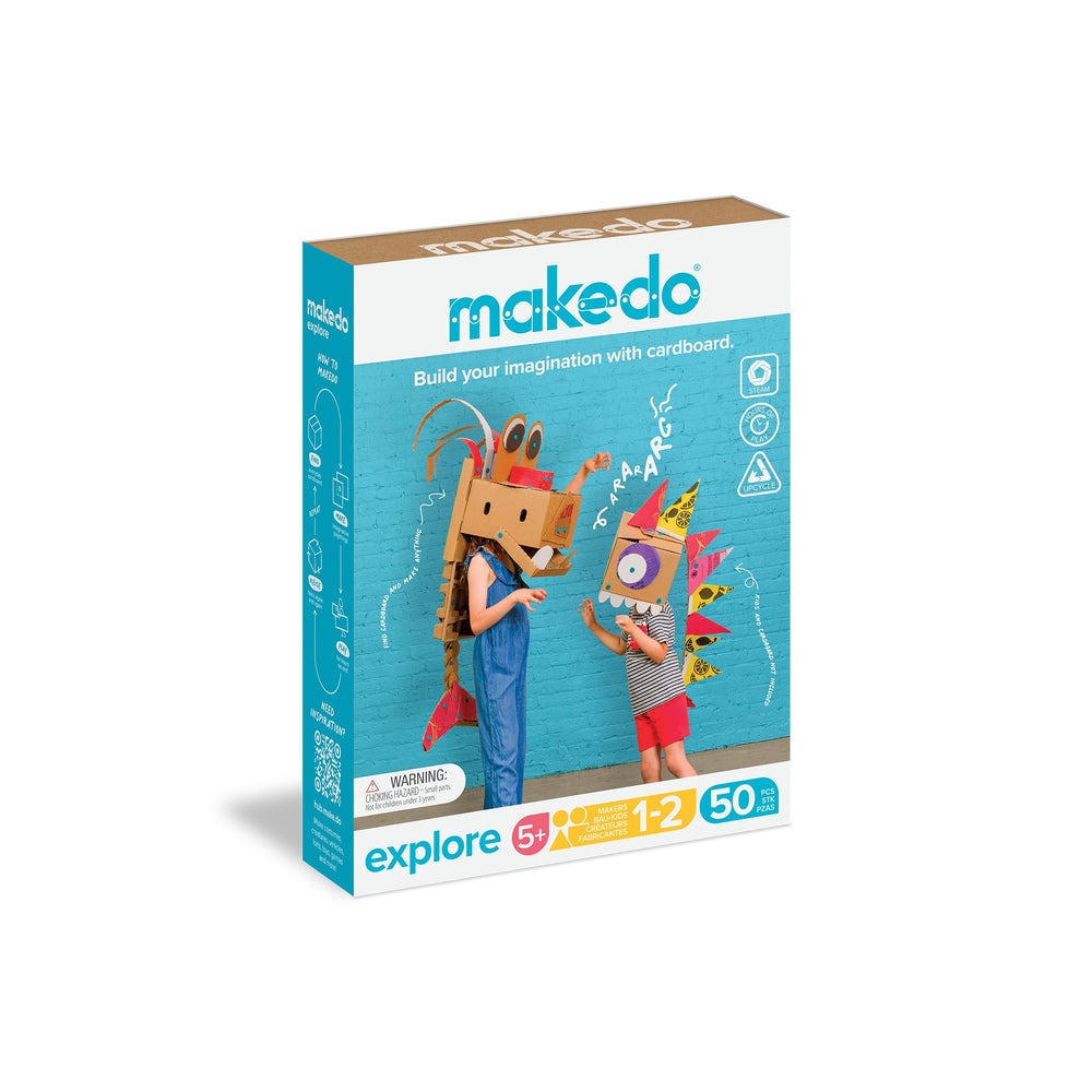 makedo - Explore Kit: Karton-Bauset klein