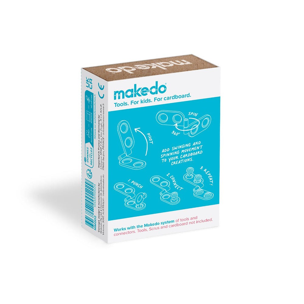 makedo - Spin-Hinge: Bewegliches Verbindungselement