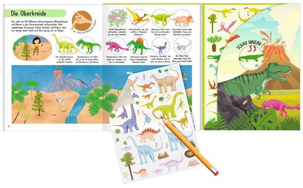 moses - Mein magisches Rubbelsticker-Buch Dinosaurier