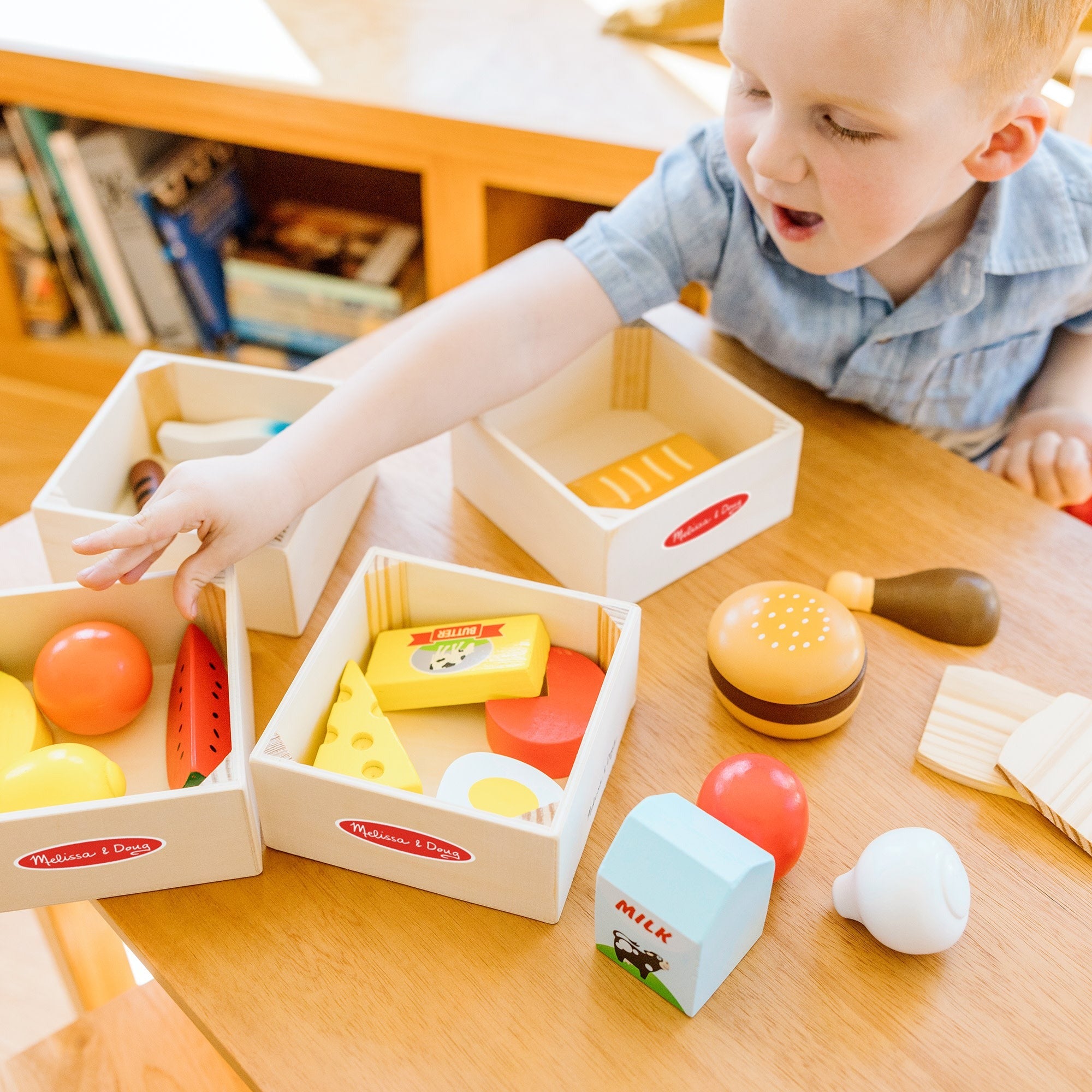 Melissa & Doug - Lebensmittel aus Holz