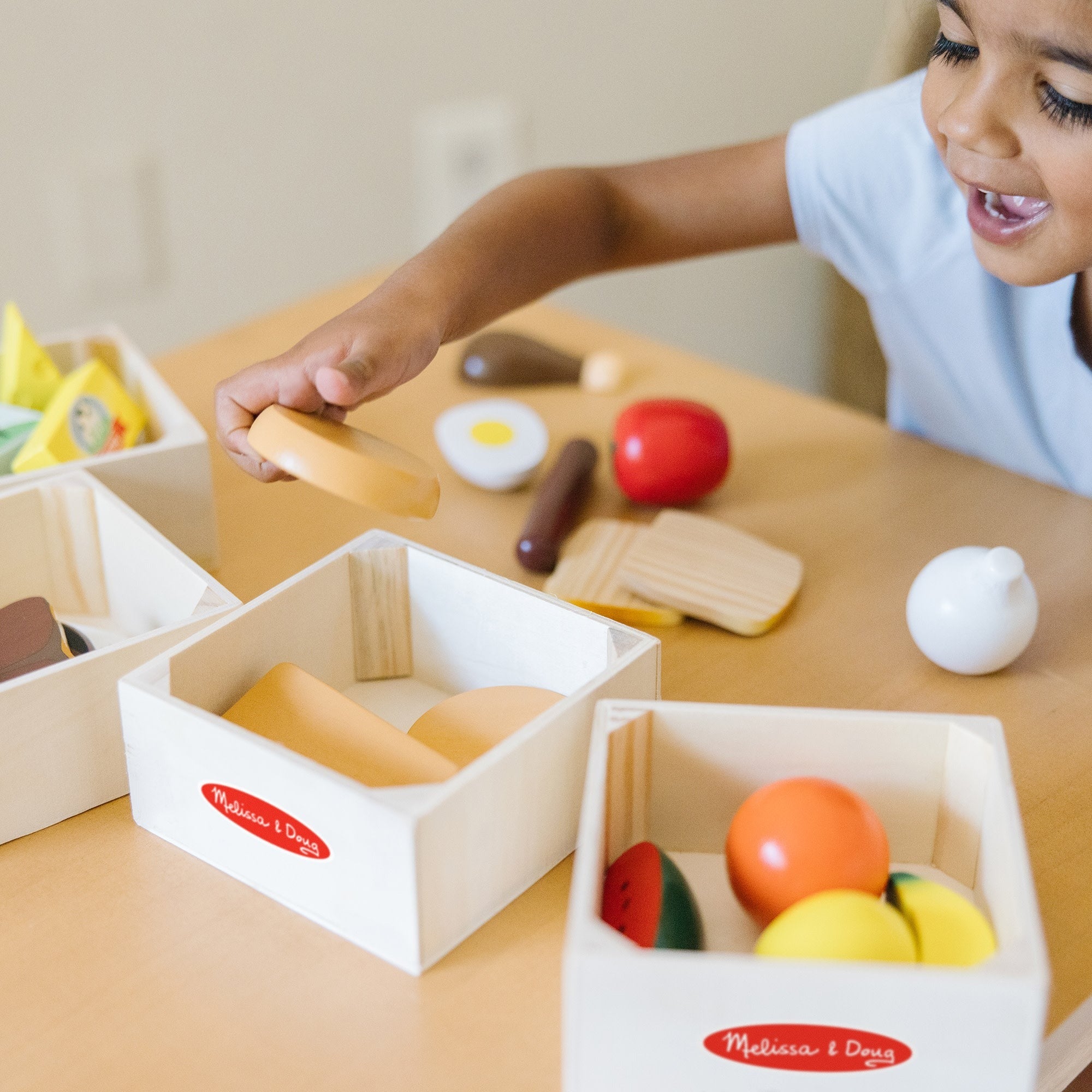 Melissa & Doug - Lebensmittel aus Holz