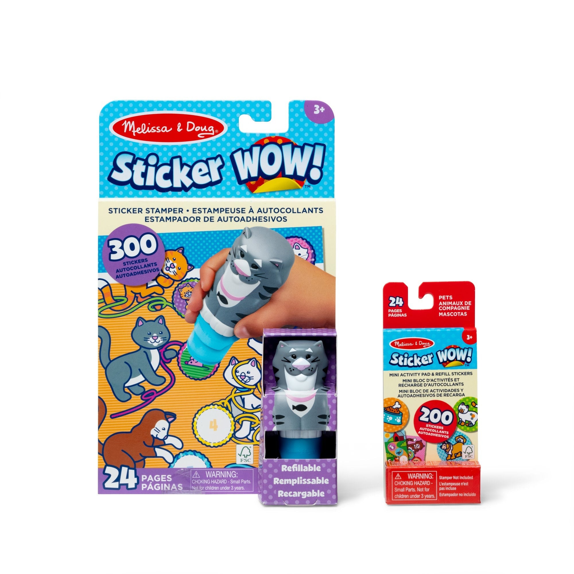 Melissa & Doug - Sticker WOW! Cat Bundle