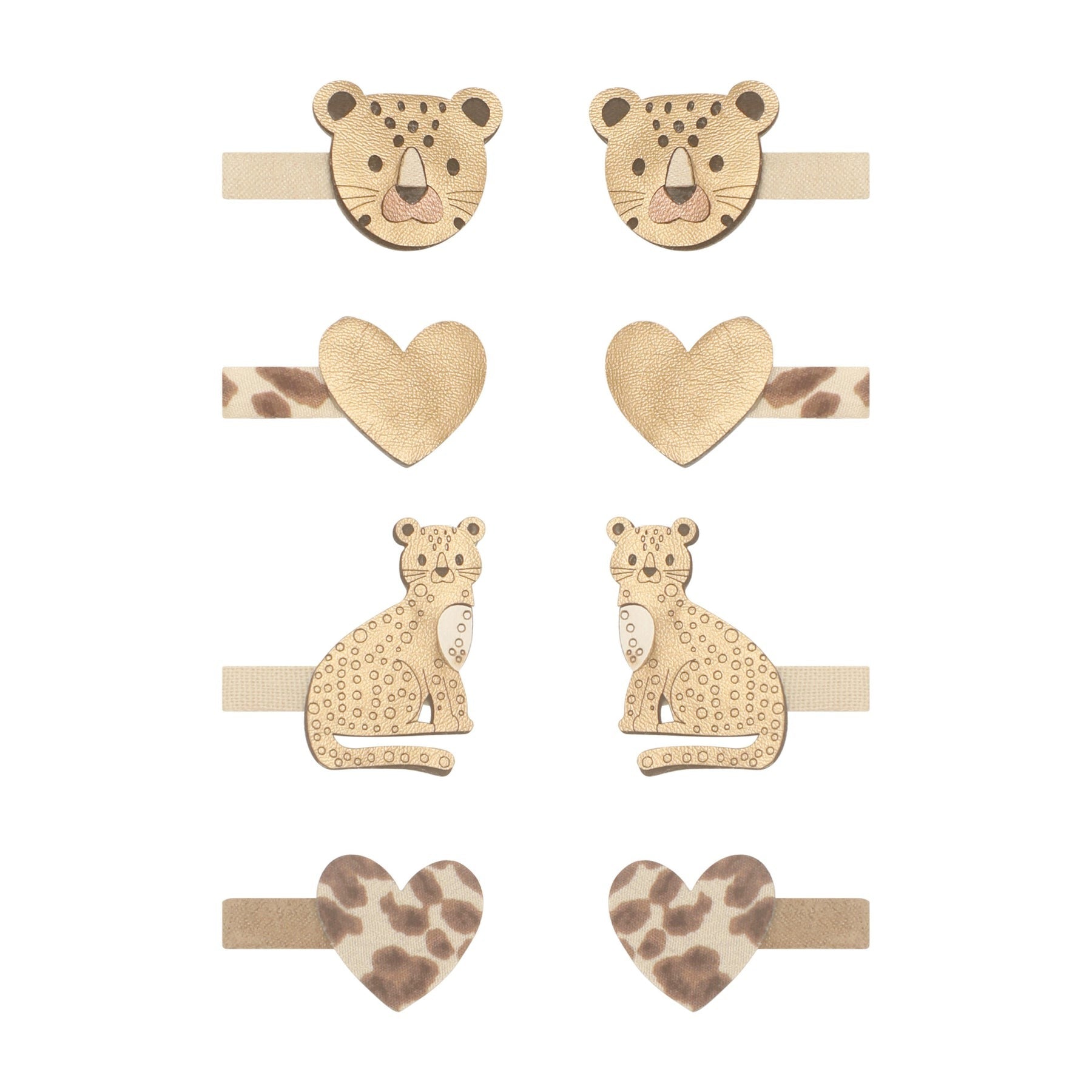 Mimi & Lula - Haarspangen Mini Larry Leopard