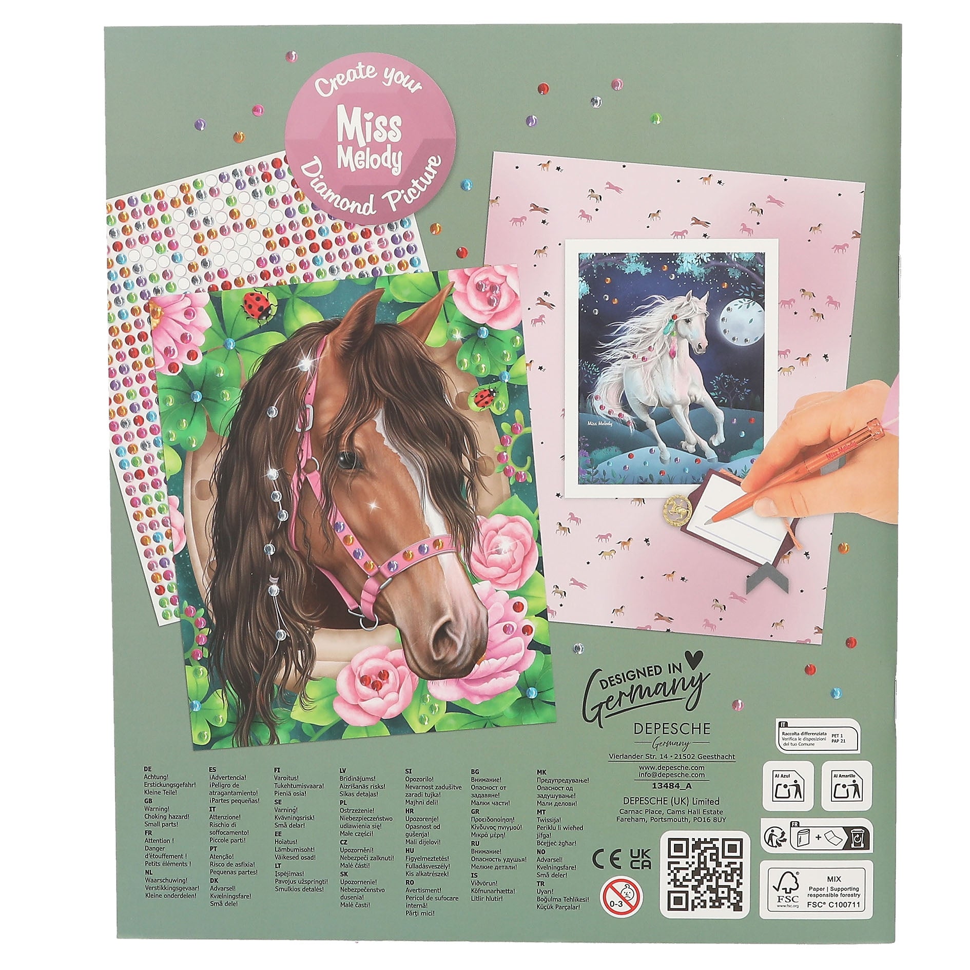 Miss Melody - Stickerbuch Create your Diamond Picture