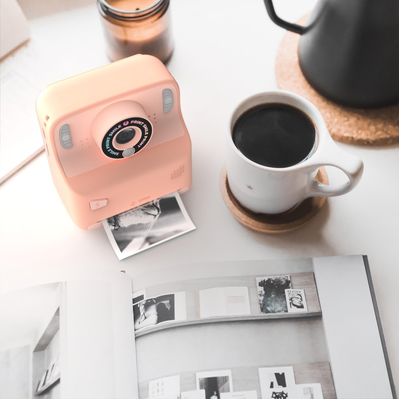 MOB - Kinderkamera mit Sofortdruck Pixiprint Pink