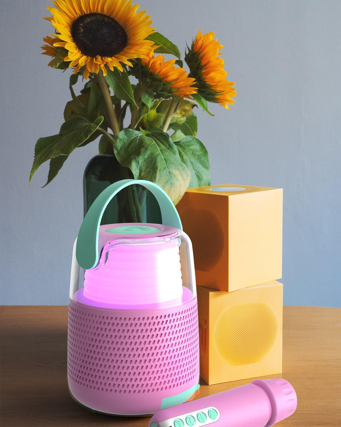 MOB - Lautsprecher mit Mikrofon Pink