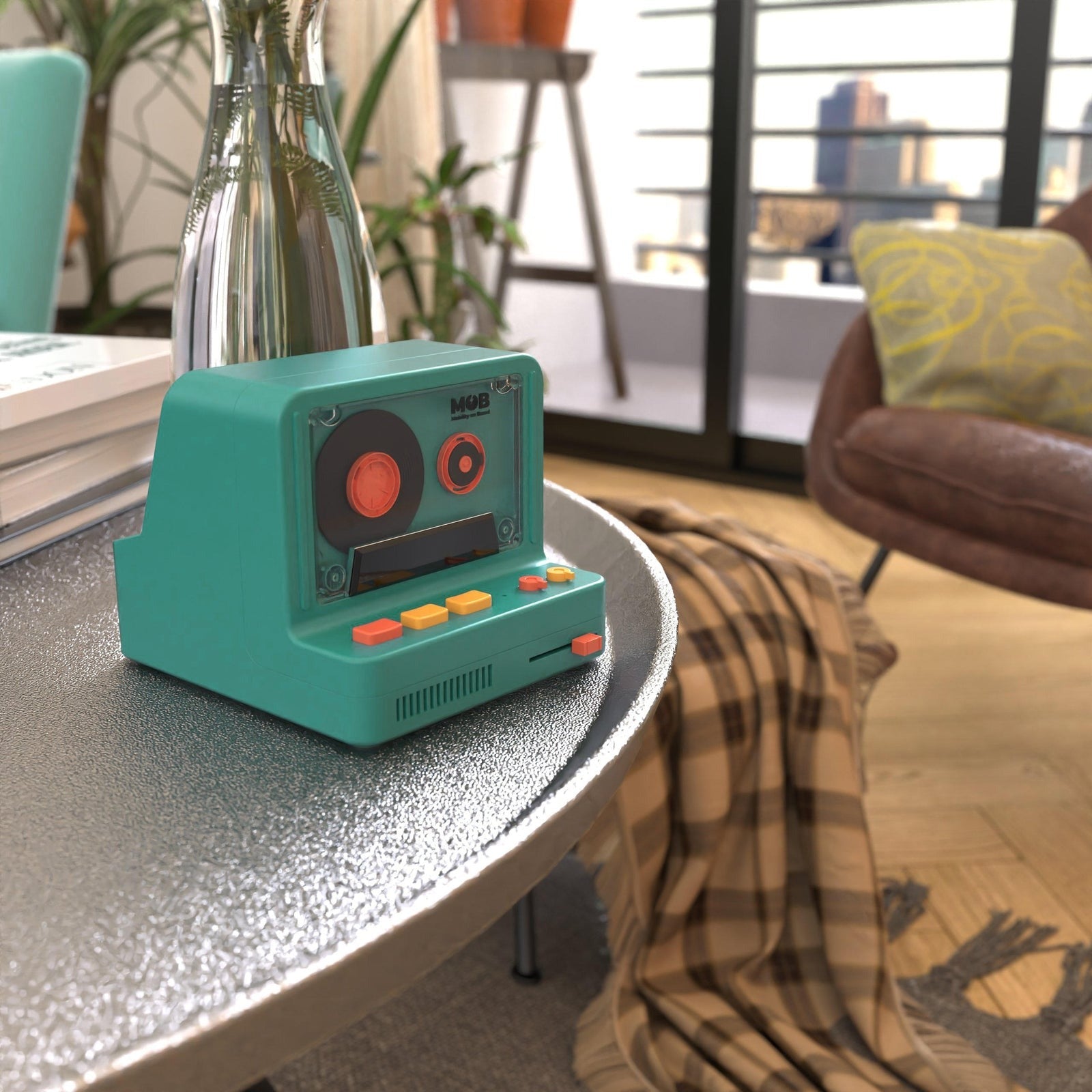 MOB - Lautsprecher Retro Blau