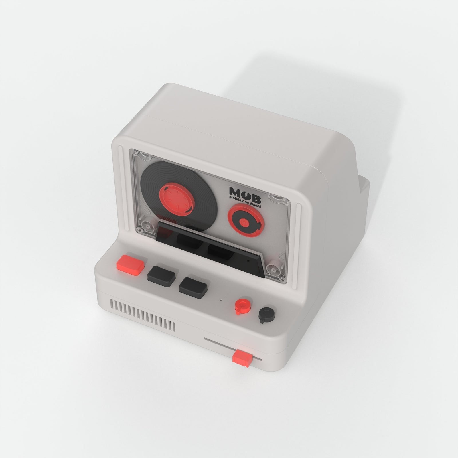 MOB - Lautsprecher Retro Grau