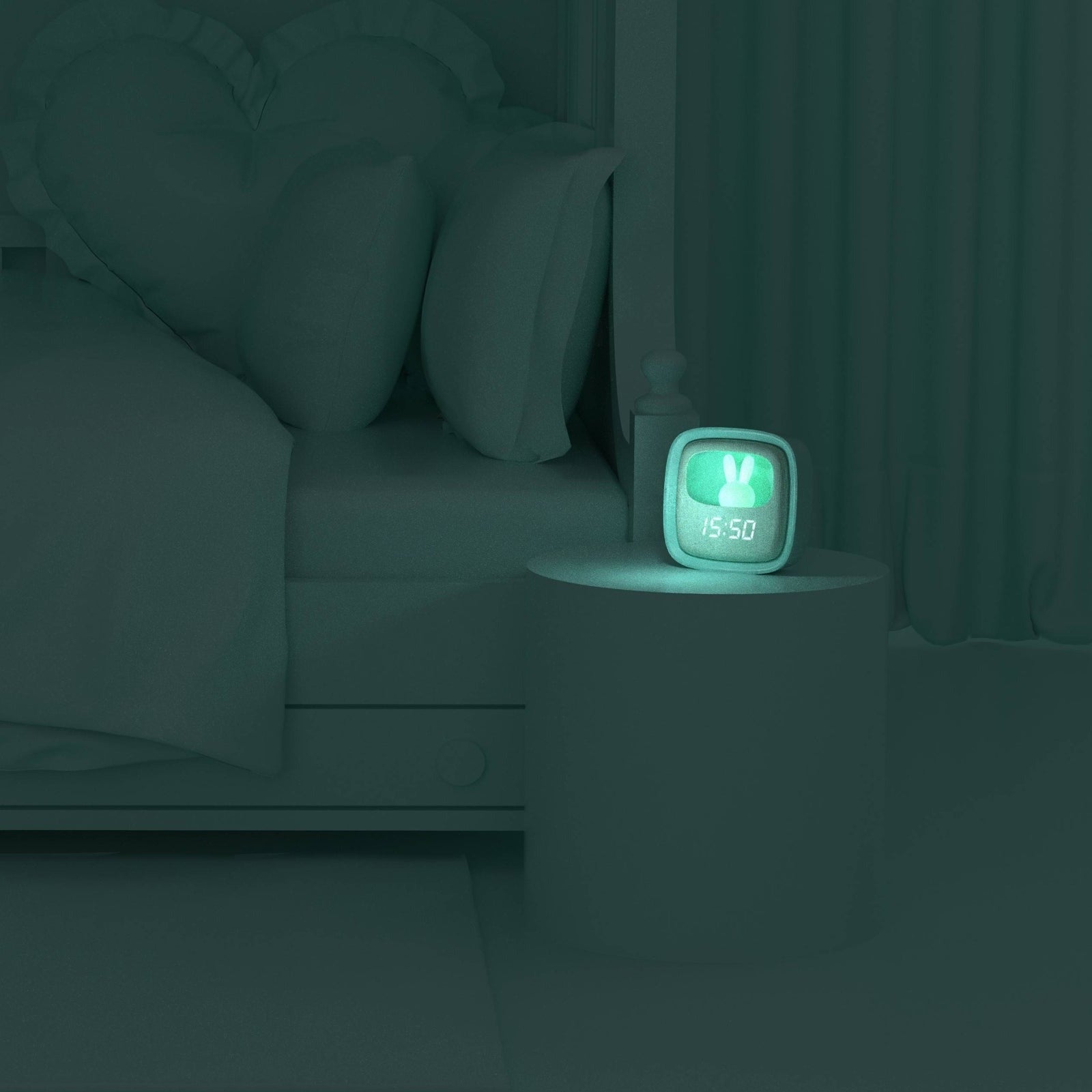 MOB - Wecker + Nachtlicht Billy: Turquoise