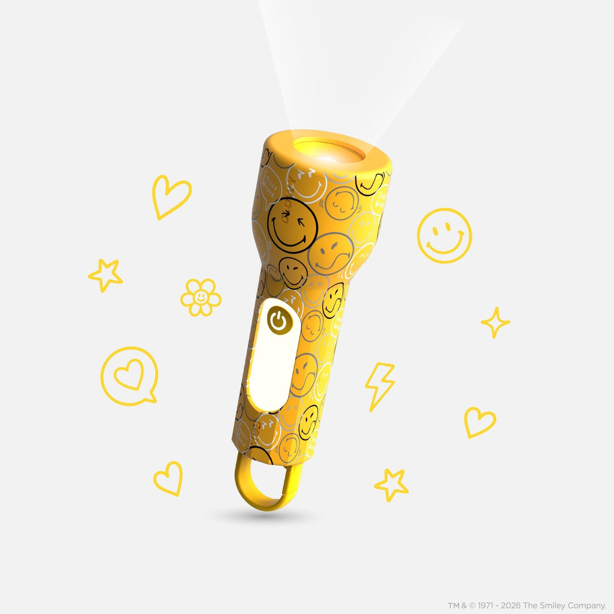 MOB - Taschenlampe Smiley Glowy Gelb