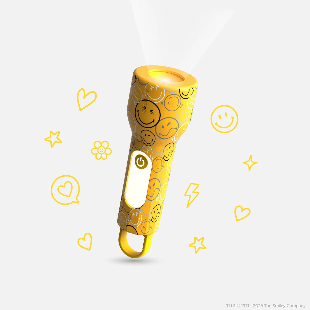 MOB - Taschenlampe Smiley Glowy Gelb