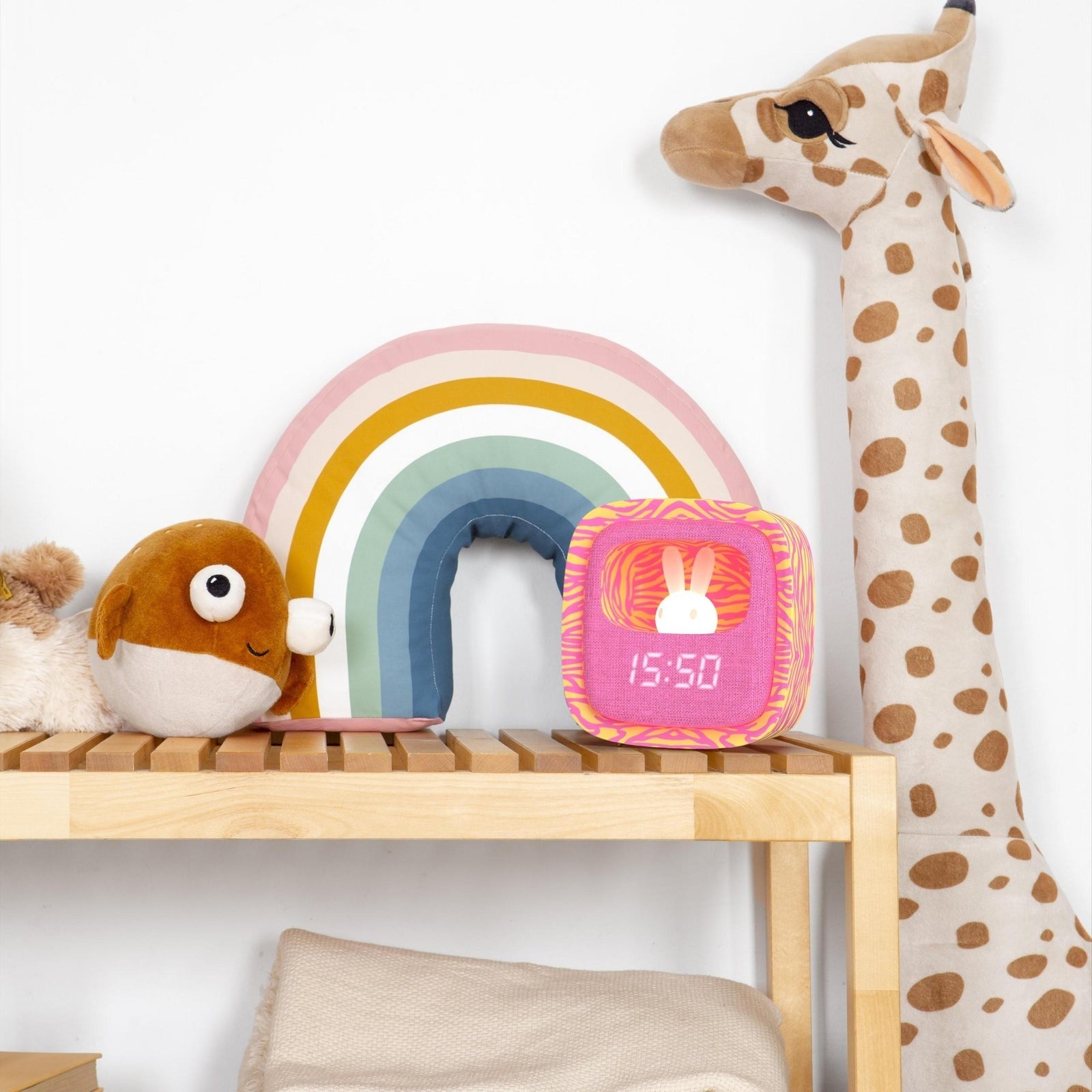 MOB - Wecker + Nachtlicht Billy: Pink Zebra
