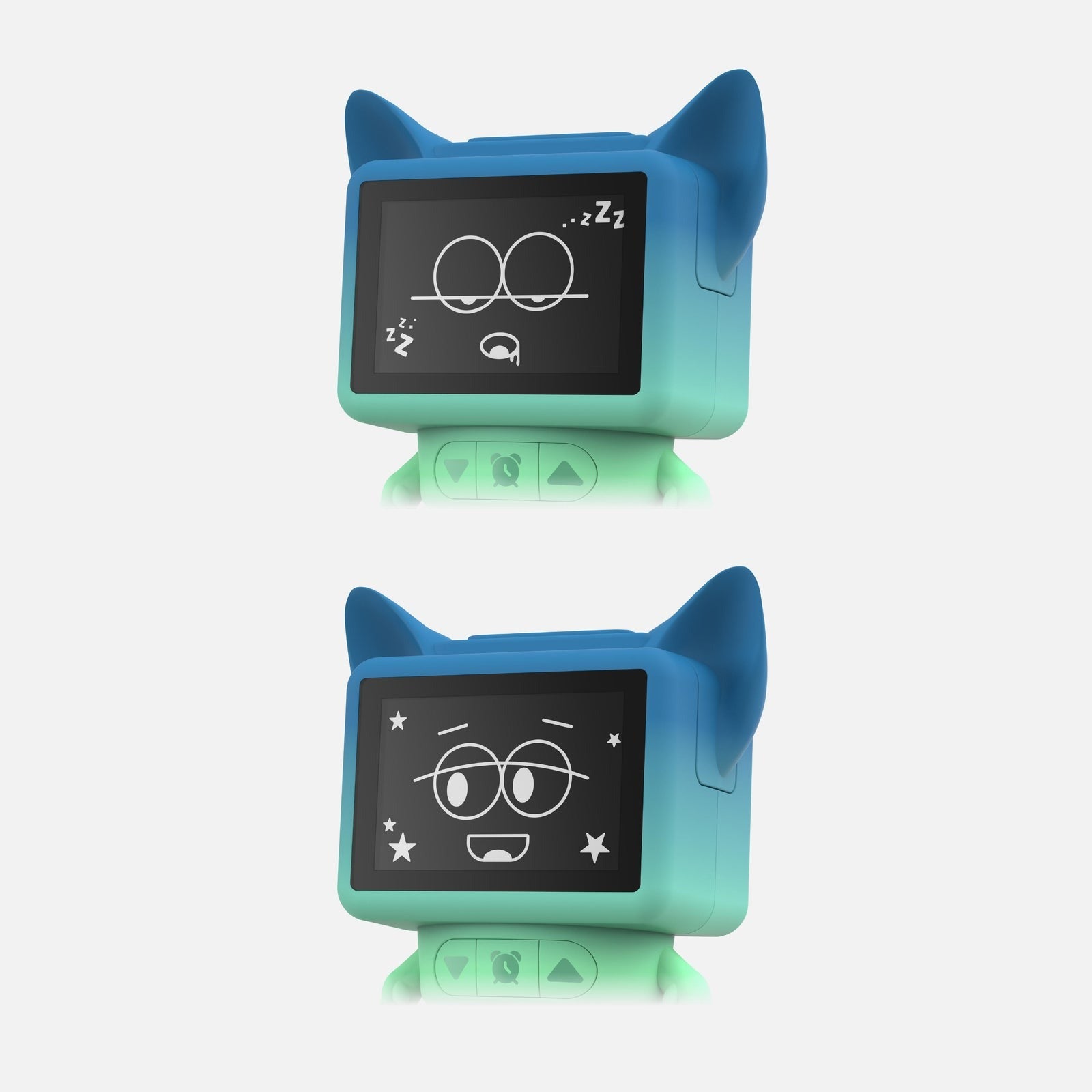 MOB - Wecker "Dancing Clock" Blue