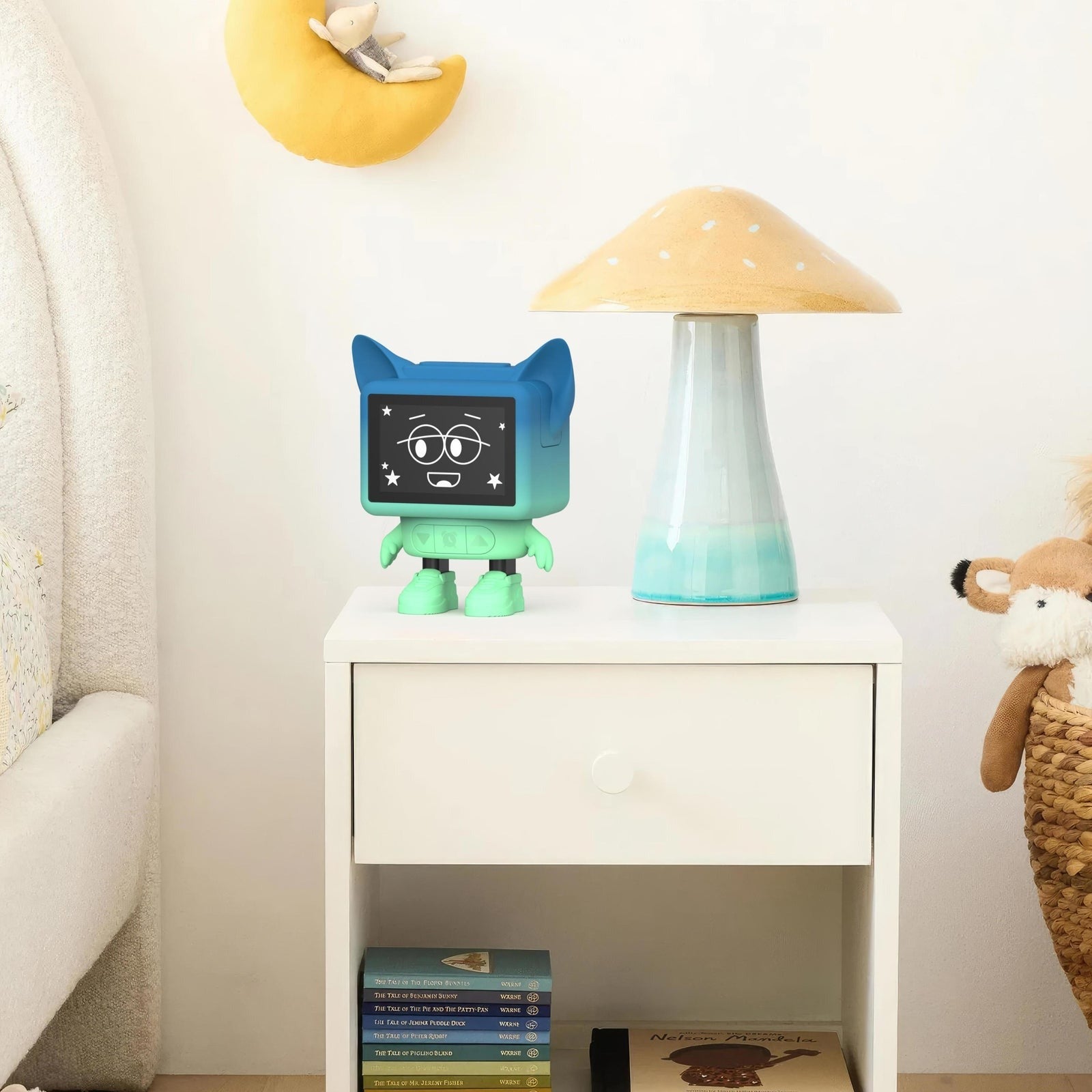 MOB - Wecker "Dancing Clock" Blue