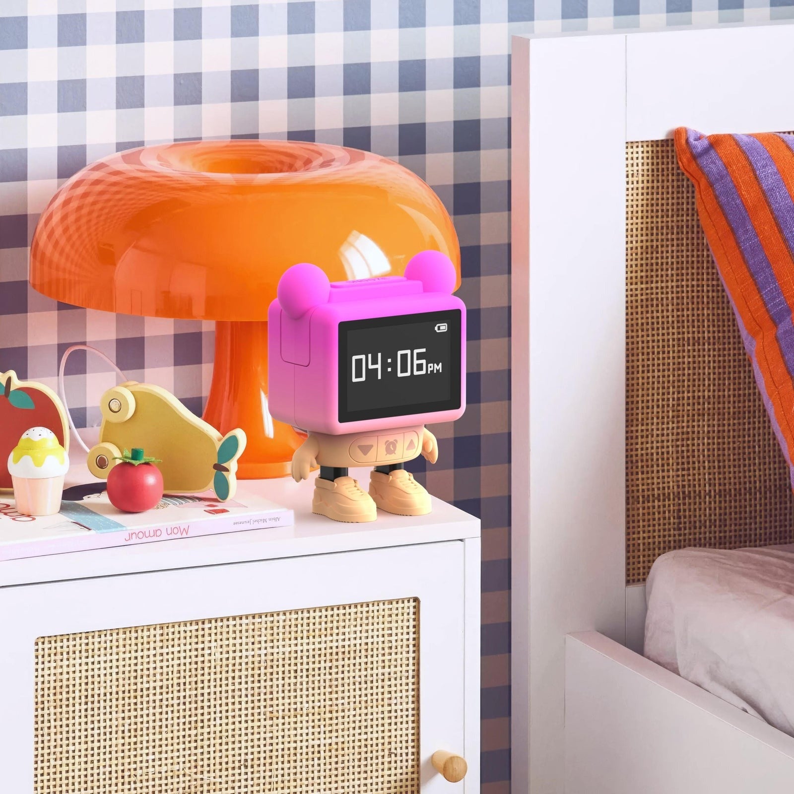 MOB - Wecker "Dancing Clock" Pink
