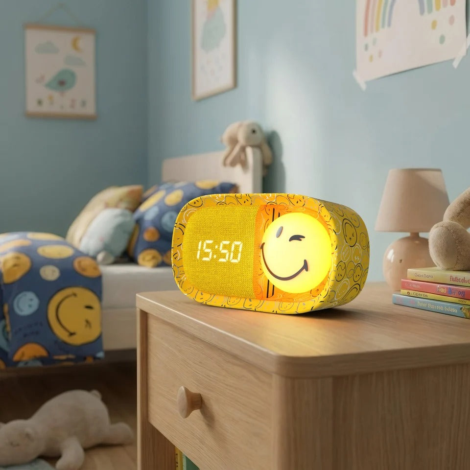 MOB - Wecker Dreamy Clock Smiley Gelb