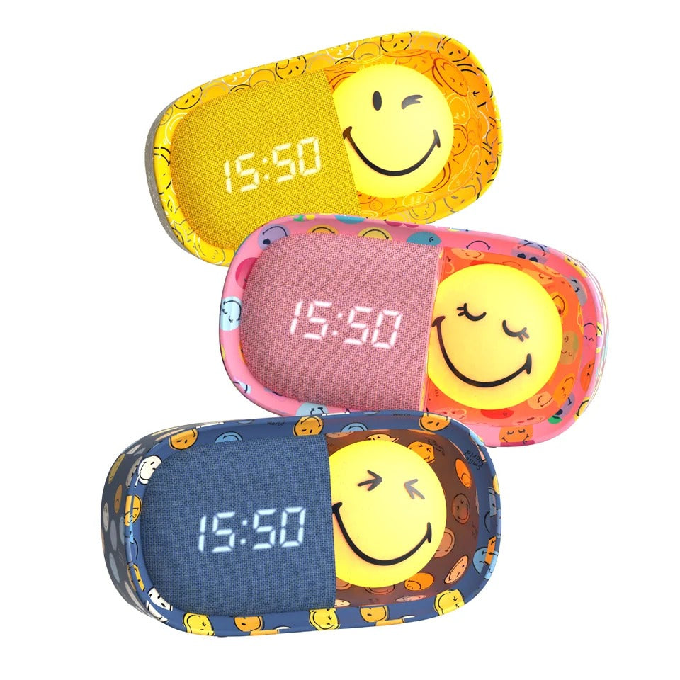 MOB - Wecker Dreamy Clock Smiley Gelb