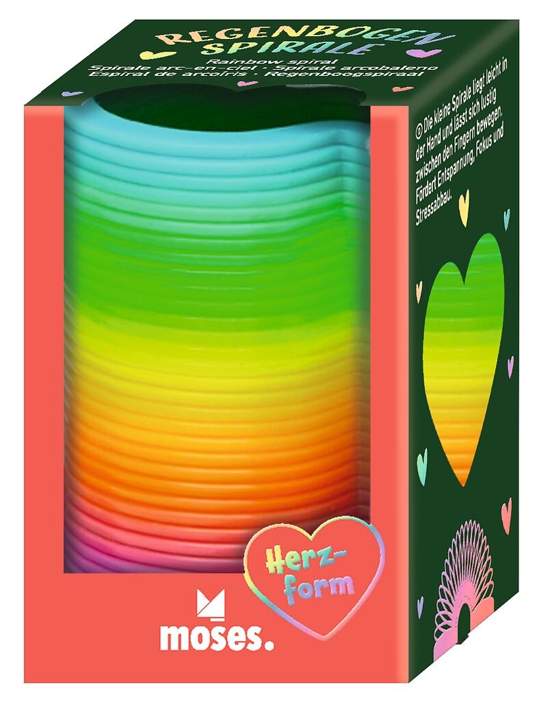 moses - Regenbogen Spirale Herz oder Stern