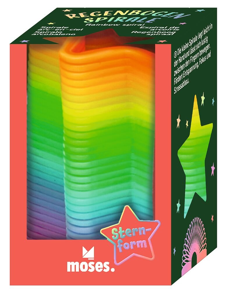 moses - Regenbogen Spirale Herz oder Stern