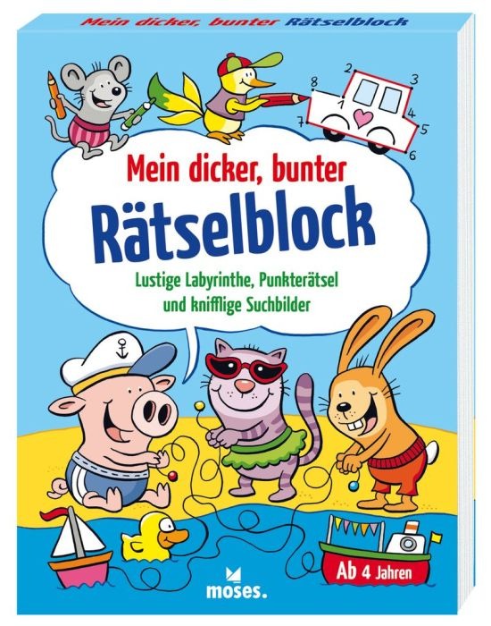 moses - Mein dicker, bunter Rätselblock
