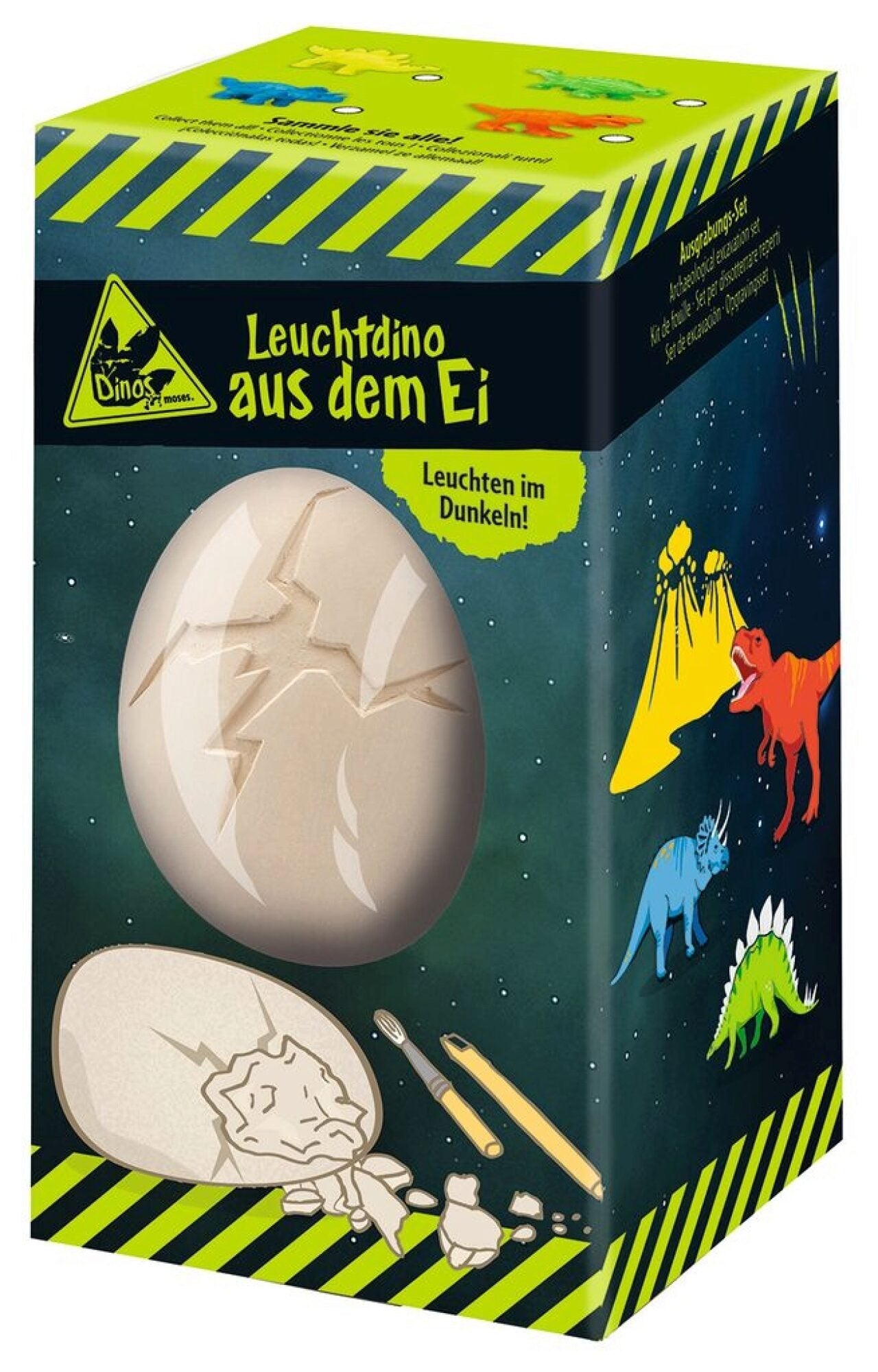 moses - Leuchtdino aus dem Ei