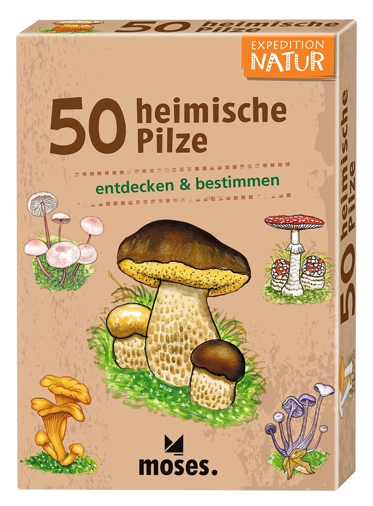 moses - 50 heimische Pilze
