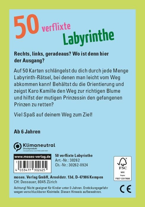 moses - 50 verflixte Labyrinthe
