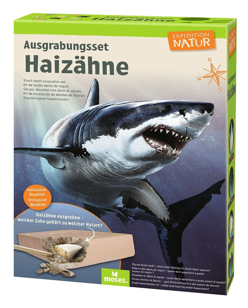 moses - Expedition Natur Ausgrabungsset Haizähne
