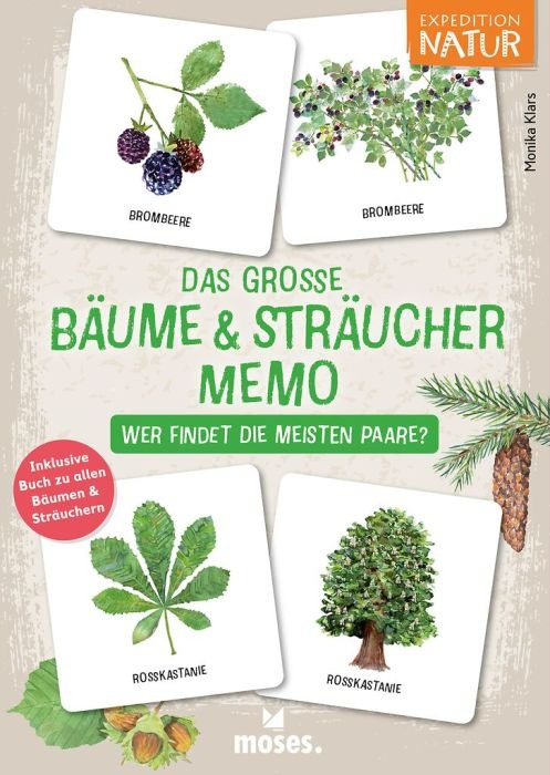 moses - Expedition Natur: Das große Bäume & Sträucher Memo