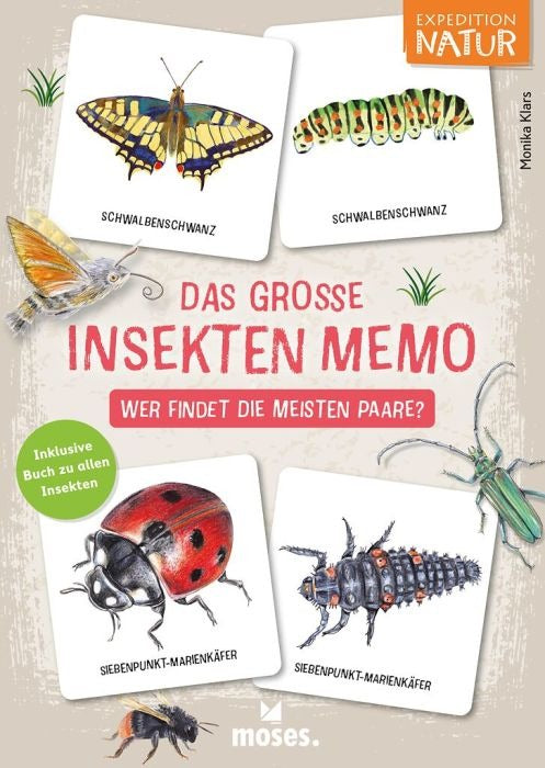 moses - Expedition Natur: Das große Insekten Memo