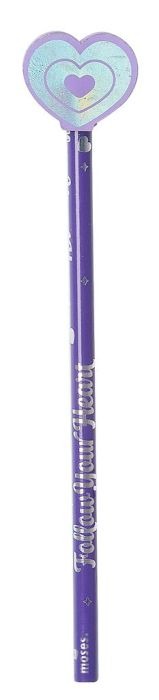 moses - Holo Glitzerbleistift mit Radierer