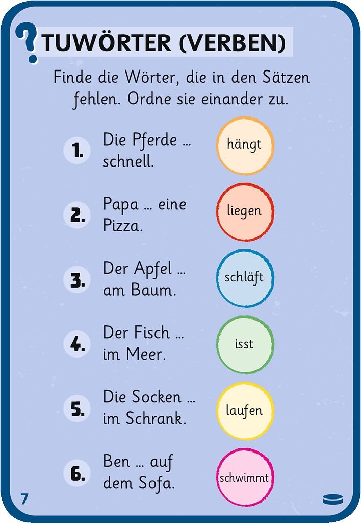moses - Klick Klack Klug Deutsch Kartenset ab 7 Jahren