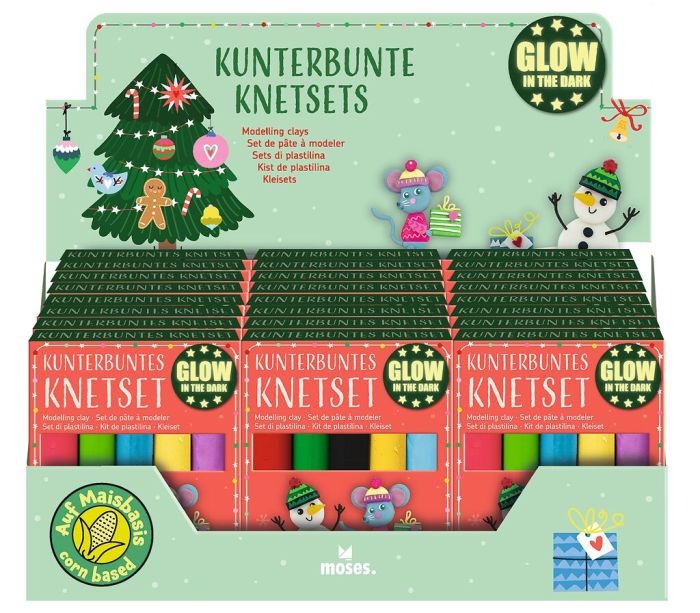 moses - Kunterbuntes Knetset Glow