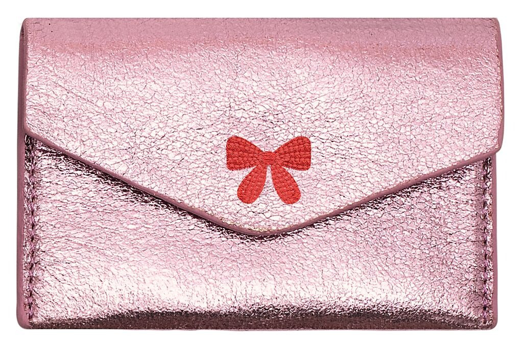 moses - Mini Portemonnaie Metallic mit Stickerei