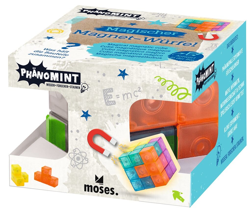 moses - PhänoMINT Magischer Magnet-Würfel