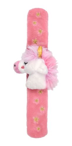 moses - Plüschiges Glitzer-Schnapparmband