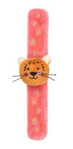 moses - Plüschiges Glitzer-Schnapparmband