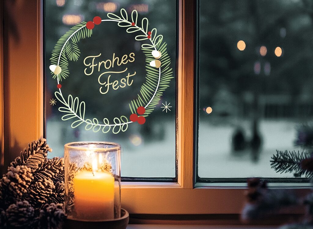 moses - Weihnachtliches Fenstermaler-Set in Metallic