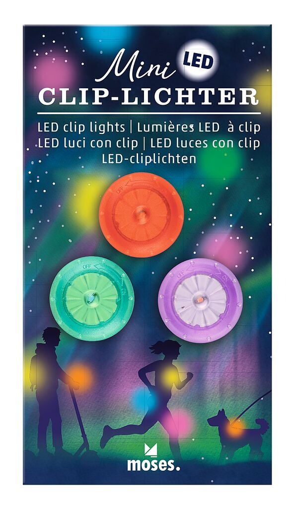 moses - LED-Clip-Licht 3 St.