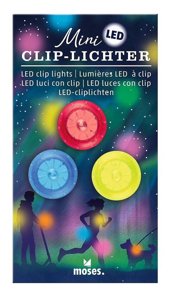 moses - LED-Clip-Licht 3 St.